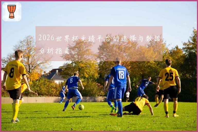 2026世界杯竞猜平台的选择与数据分析指南